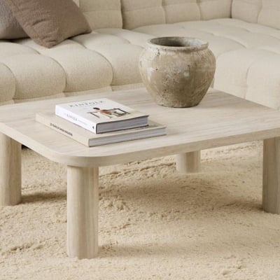 Salontafel Solano - 100x75x36 cm - travertin Salontafel Solano - 100x75x36 cm - travertin