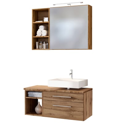 Badkamercombinatie Dasa 5 rechts - wotan eik Badkamercombinatie Dasa 5 rechts - wotan eik