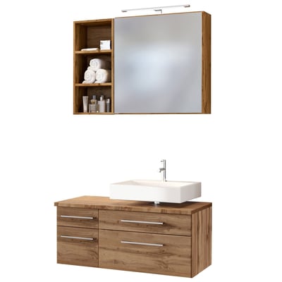 Badkamercombinatie Dasa 7 rechts - wotan eik Badkamercombinatie Dasa 7 rechts - wotan eik