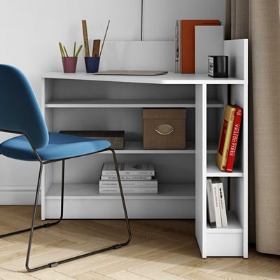 Hoekbureau Wall (klein) - wit Hoekbureau Wall (klein) - wit