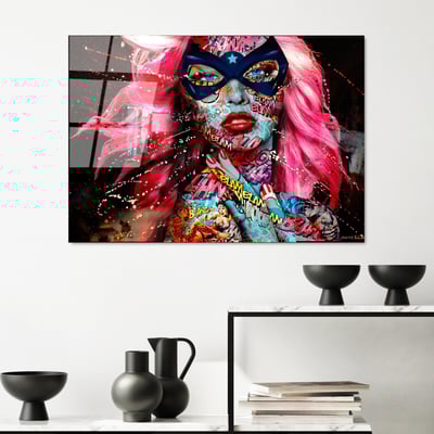 Bozeman Decoratief gehard glas schilderij | 100% GEHARD GLAS | 70 x 100 cm