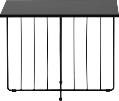 Salontafel Dayton Venture Design - Zwart MDF - 60x60 cm