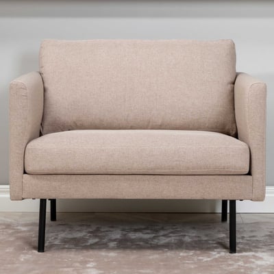 Fauteuil Zoom - Polyester - 84x80x95 cm - Beige