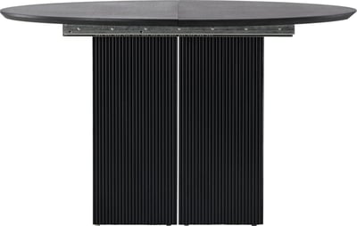Eettafel Matilda Venture Design - MDF Zwart - Ø130/180cm