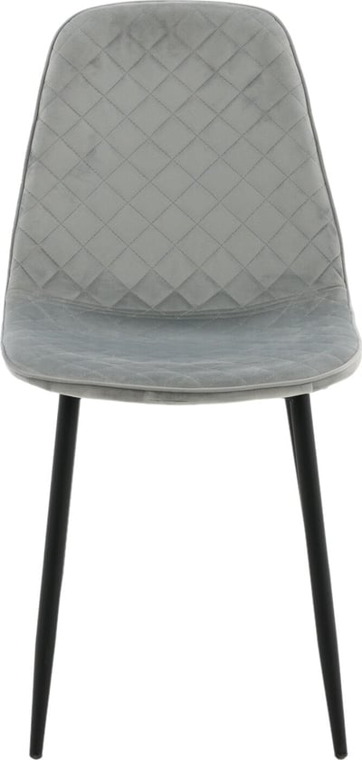 Eetkamerstoel Polar Diamond Venture Design - Grijs Fluweel - 46x53x88 cm