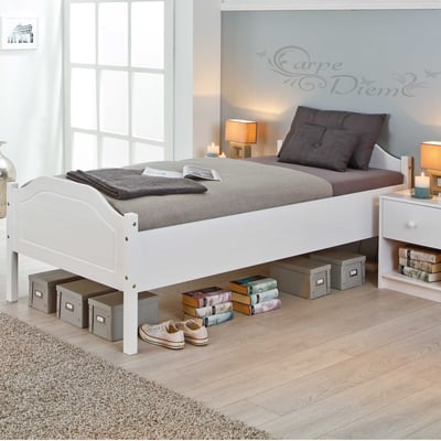 Kinderbed Karlo 90x200 cm - white wash Kinderbed Karlo 90x200 cm - white wash