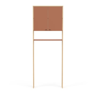 Toilet-bovenkast Elisa - 19,40x63,80x186 cm - Crème/spaanplaat Toilet-bovenkast Elisa - 19,40x63,80x186 cm - Crème/spaanplaat
