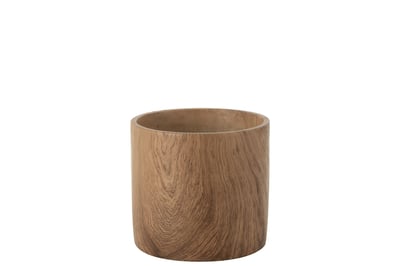 Bloempot bos cement bruin large