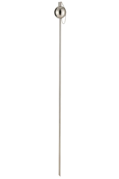 Tuinfakkel bol stainless steel zilver