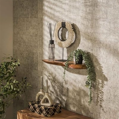 Wandplank Oranja 60 cm-massief acacia Wandplank Oranja 60 cm-massief acacia