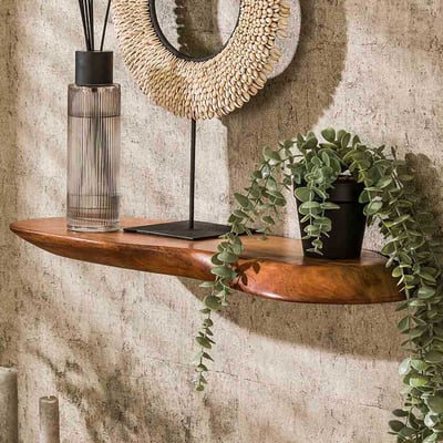 Wandplank Oranja 60 cm-massief acacia Wandplank Oranja 60 cm-massief acacia