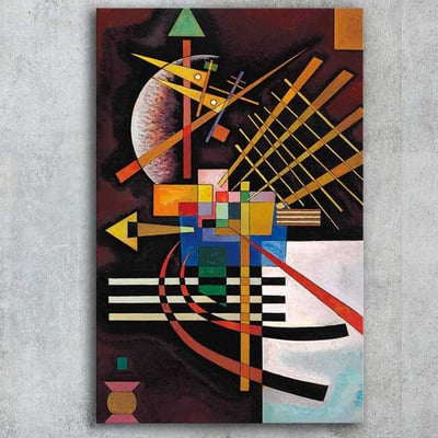 Canvart Decoratief canvas schilderij | Houten lijst | 45 x 70 cm