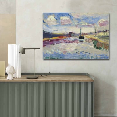 Canvart Decoratief canvas schilderij | Houten lijst | 70 x 100 cm