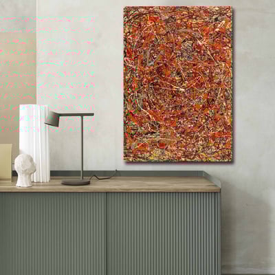 Berwyn Decoratief canvas schilderij | Houten lijst | 70 x 100 cm