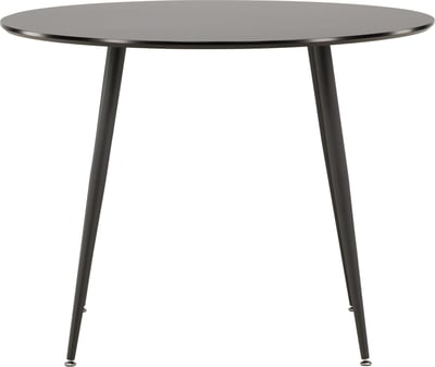 Ronde eettafel Plaza Runt Venture Design - MDF - ø100x75cm - Zwart