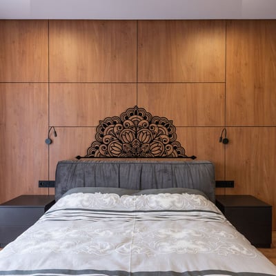 Enzo Decoratieve metalen wandaccessoire | 100% METAAL | 160 x 70 cm