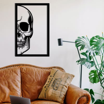 Enzo Decoratieve metalen wandaccessoire | 100% METAAL | 31 x 48 cm