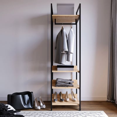 Garderoberek Woody Fashion | 50 x 40 x 180 cm | Oak-design Garderoberek Woody Fashion | 50 x 40 x 180 cm | Oak-design