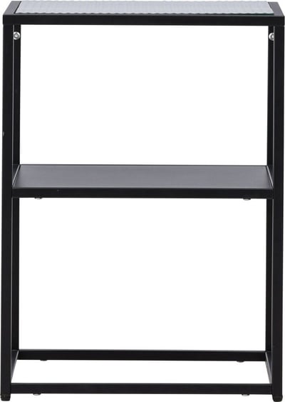 Bijzettafel Sao Paulo Venture Design - Staal - 40x40 cm - Zwart