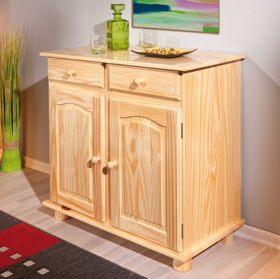 Dressoir Abaco (2 deuren) - bruin Dressoir Abaco (2 deuren) - bruin