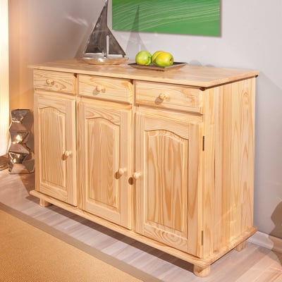 Dressoir Abaco (3 deuren) - bruin Dressoir Abaco (3 deuren) - bruin