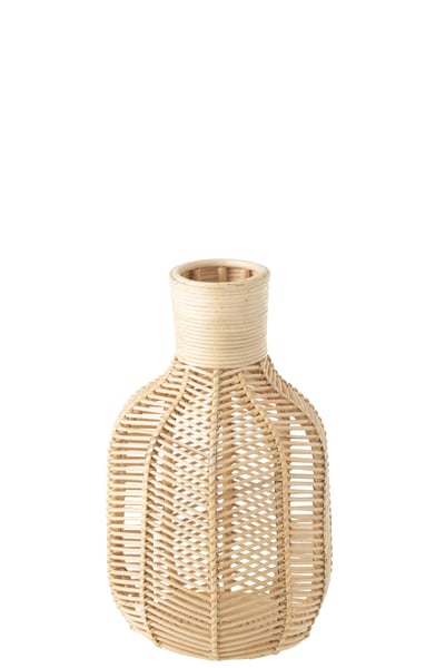 Mand fles raffia naturel Mand fles raffia naturel