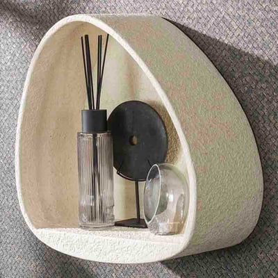 Wandschap Goutte 45 cm-marmer composiet