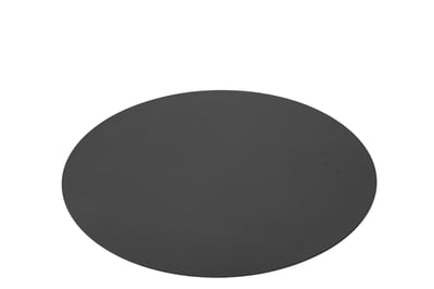 Placemat rond pvc zwart Placemat rond pvc zwart
