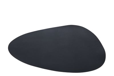 Placemat steen pvc zwart Placemat steen pvc zwart