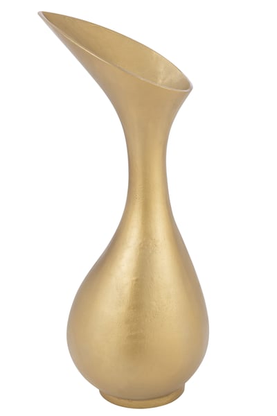 Vaas olivia aluminium goud large Vaas olivia aluminium goud large