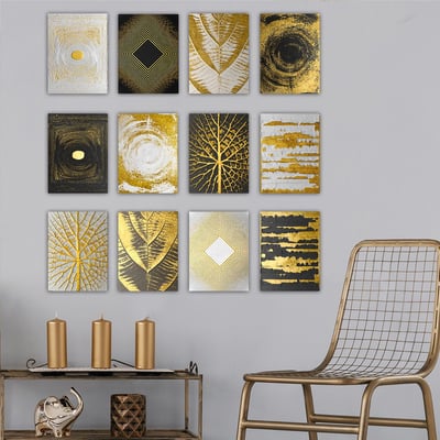 Lulu Decoratieve MDF Schilderijenset | 12 Stuks | 100% MDF | 20x15cm | Veelkleurig