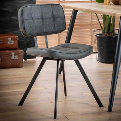 Eetkamerstoel Ziva - zwart