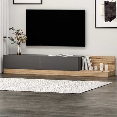 Majör TV-meubel | 100% MELAMINE | Antraciet, Walnoot