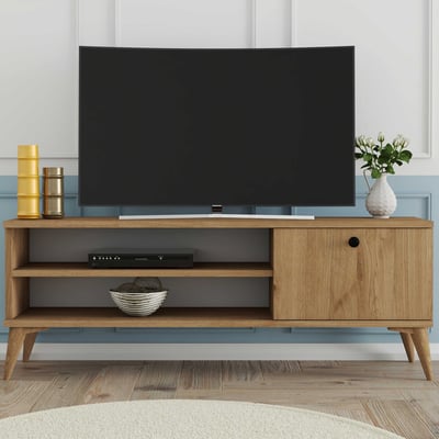 Retro 1562 TV-meubel | 100% MELAMINE | Eiken