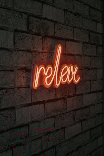 Neonverlichting Relax - Wallity reeks - Oranje Neonverlichting Relax - Wallity reeks - Oranje