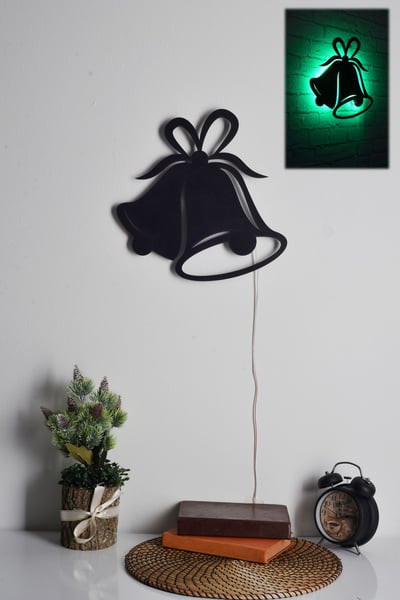 Firewood Decoratieve ledverlichting | Groen | 28 x 30 cm