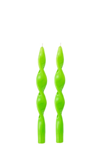 Doos 2 kaars gedraaid groen small-3h Doos 2 kaars gedraaid groen small-3h