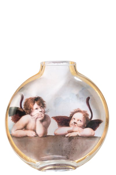 Les chartistes vaas geïnspireerd door de cherubs groot Les chartistes vaas geïnspireerd door de cherubs groot