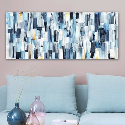 Erin Decoratief canvas schilderij | Houten lijst | 50 x 120 cm