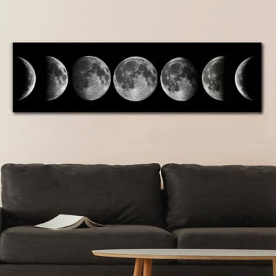Erin Veelkleurig Canvas Schilderij | 50x120 | 100% Houten Kader