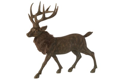 Hert bont resin bruin large Hert bont resin bruin large