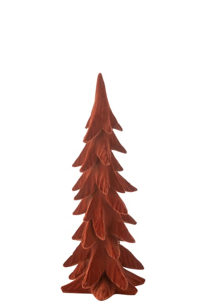 Denneboom resine velours bordeaux large Denneboom resine velours bordeaux large