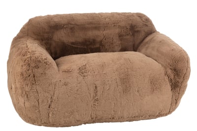 Sofa cutie polyester taupe large Sofa cutie polyester taupe large