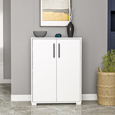 Woody Modieus Schoenenkastje | 100% Melamine Gecoat | Wit Woody Modieus Schoenenkastje | 100% Melamine Gecoat | Wit