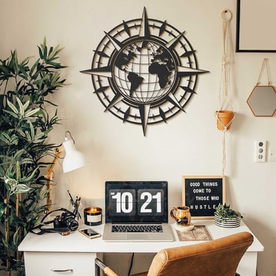 Artepera Decoratieve metalen wandaccessoire | 100% STAAL | 49 x 49 cm