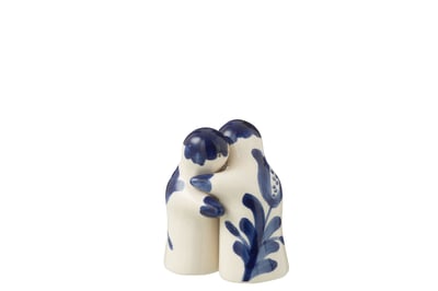 Salt&pepper granada ceramic white/cobalto blue Salt&pepper granada ceramic white/cobalto blue