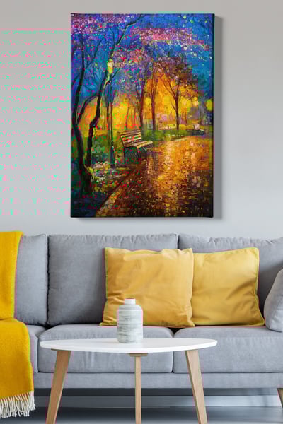 Bract Decoratief canvas schilderij | Houten lijst | 70 x 100 cm