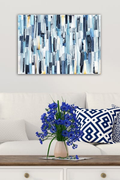 Bract Decoratief canvas schilderij | Houten lijst | 50 x 70 cm