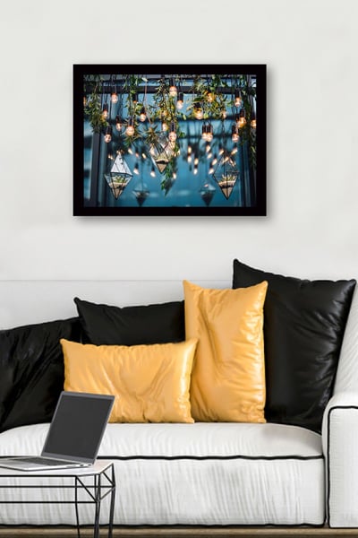 Marvellous Decoratief ingelijst MDF-schilderij | Houten lijst | 41 x 56 cm