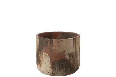 Flowerpot miltos ceramic mix large